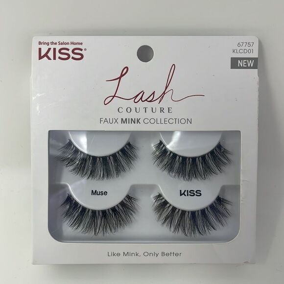 Kiss Lash Couture Faux Mink Collection set of 2 Lashes Muse - Picture 4 of 5